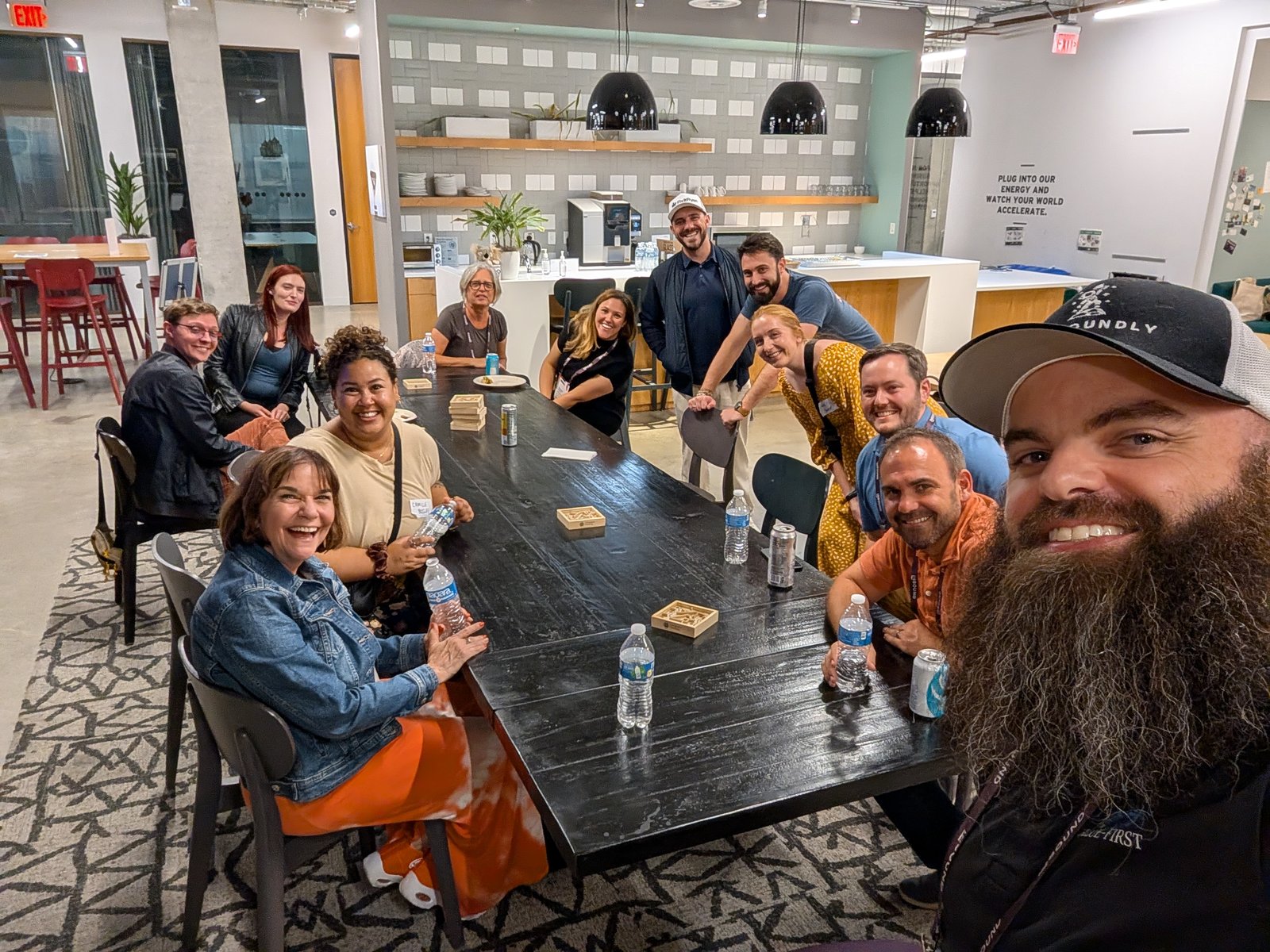 Value-First Team and Collective members at a meetup